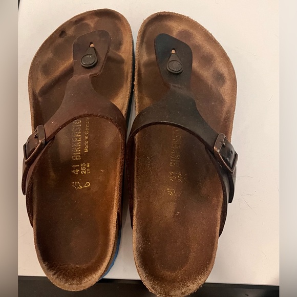 Birkenstock Gizeh thong sandals size 41 (10) or men 8.5 - Picture 2 of 6
